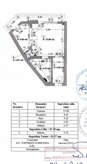 Garsoniera 32,57 mp | Zona Dacia Pia?a Gemeni - comision 0% - 6