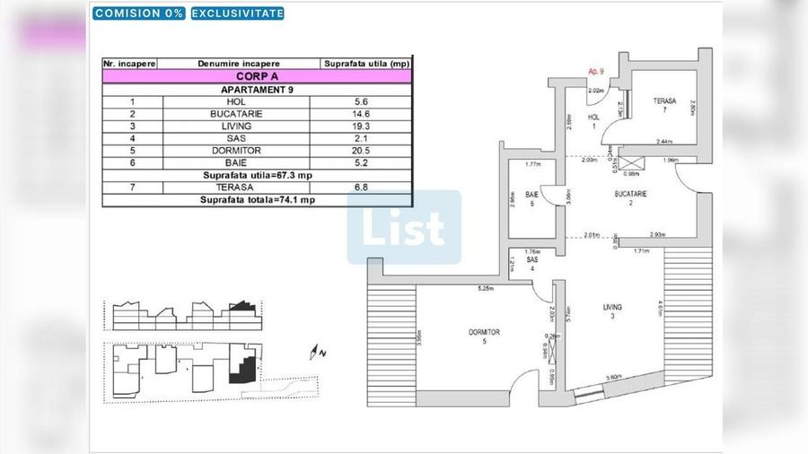 Apartament cu 2 camere decomandat în Brașovul Vechi