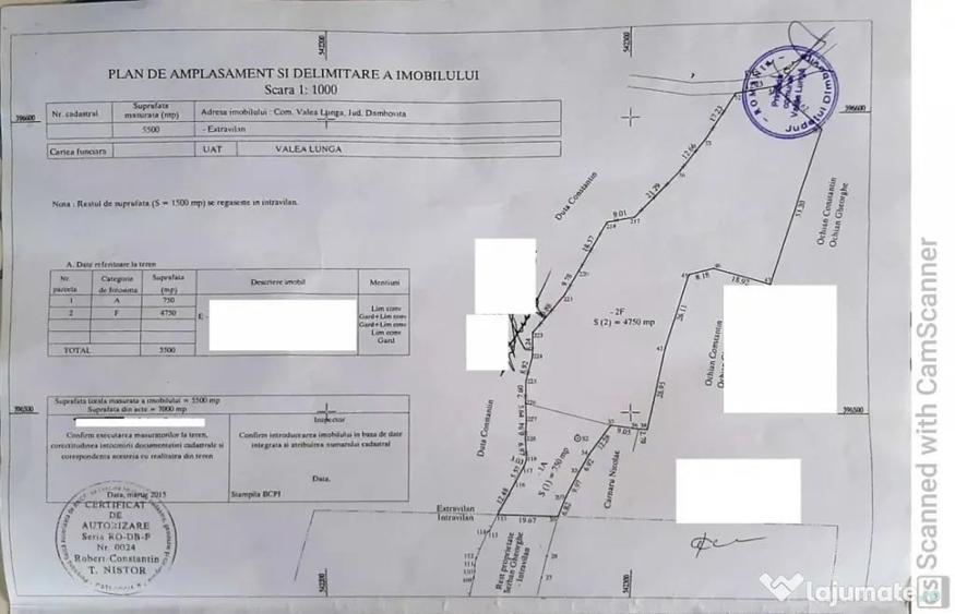 Teren de 7000 mp, în Ștubeie Tisa