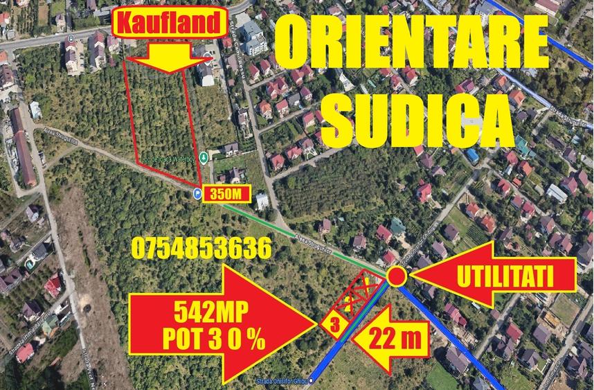 Teren intravilan de 542 mp, în Galata