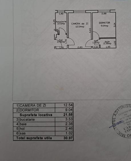 Apartament cu 2 camere semidecomandat, mobilat în Apollo