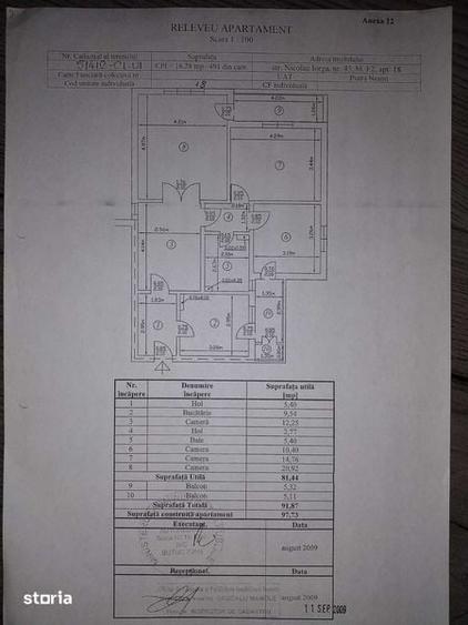 Apartament cu 4 camere semidecomandat în Dărmănești