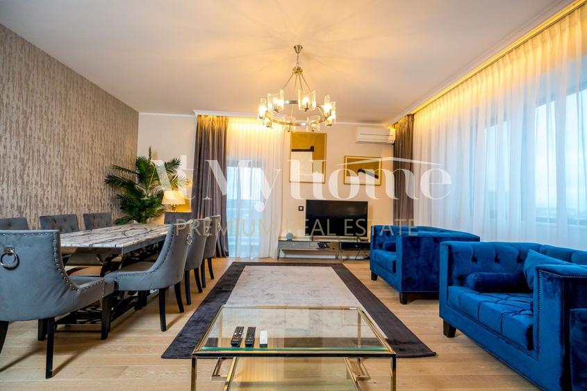 Apartament cu 4 camere decomandat, mobilat în Herăstrău