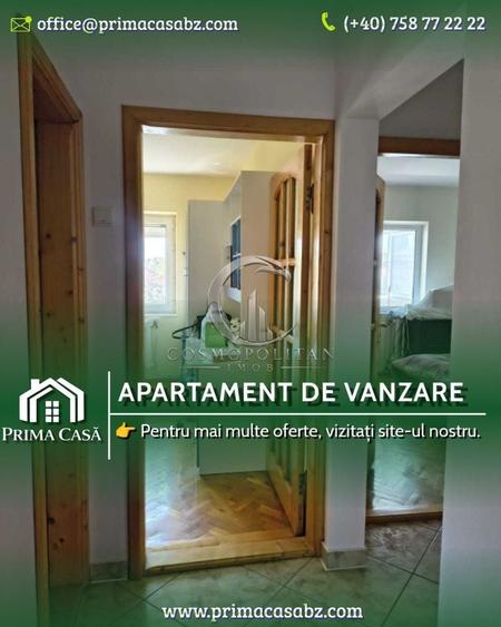 Apartament cu 3 camere Zona centrala Str. Bucegi Liceul de Arte etaj 3 , 2 balc - 1