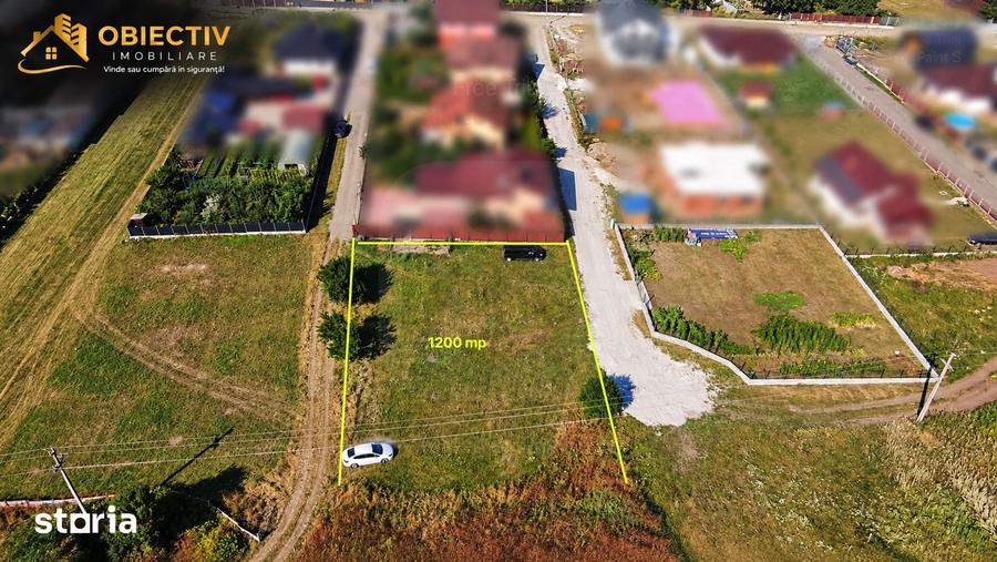 Teren de 1200 mp, în Central