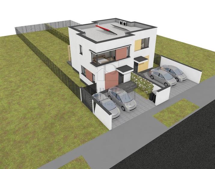 Duplex cu 3 camere cu Canalizare în Moșnița Nouă
