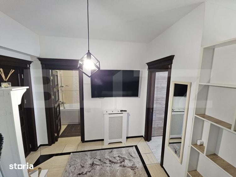 Apartament cu 2 camere semidecomandat, mobilat în Moara de Vânt