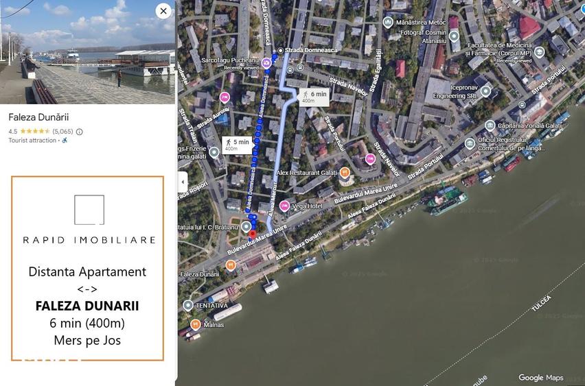 Apartament cu 2 camere decomandat în Port