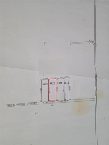 Teren agricol intravilan de 1400 mp, în Vadu Anei