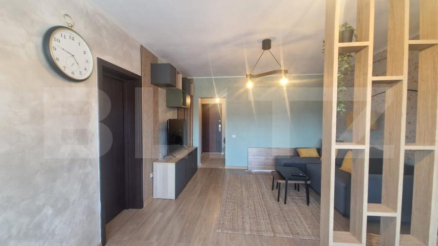 Apartament cu 2 camere decomandat, mobilat în Sânpetru