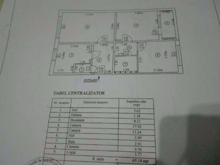 Apartament cu 3 camere decomandat, mobilat în Berceni