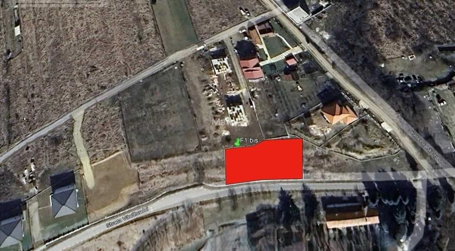 Teren intravilan cu autorizatie de constructie casa, zona Sungarden, Baciu