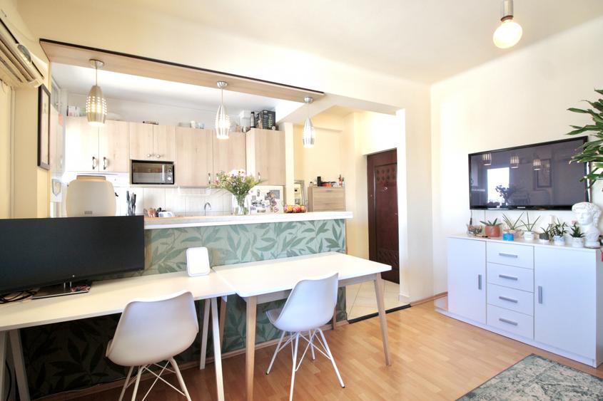 Apartament cu 2 camere decomandat, mobilat în Dorobanți