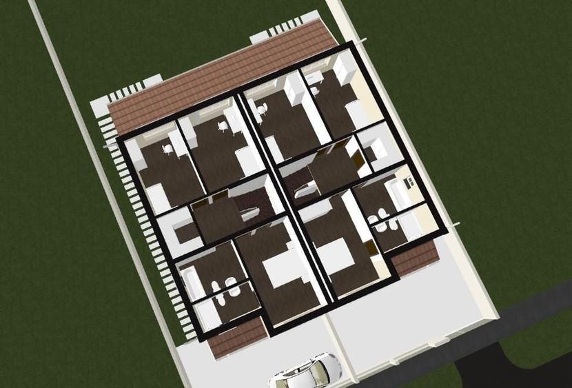 Duplex cu 5 camere cu Canalizare în Săcălaz