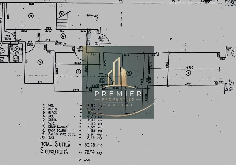 Spațiu comercial, de 63.090000152588 mp, în 1 Mai