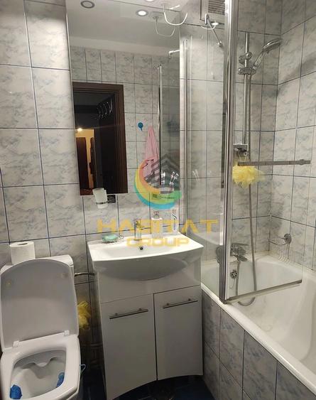 Apartament cu 3 camere semidecomandat, mobilat în Giurgiului