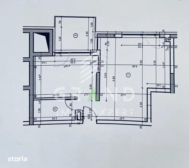 Apartament cu 2 camere semidecomandat în Florești — fotografia 3