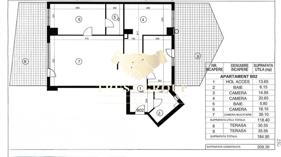 Apartament cu 4 camere decomandat în Șoseaua Nordului