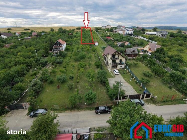 Teren de 1000 mp, în Roșia