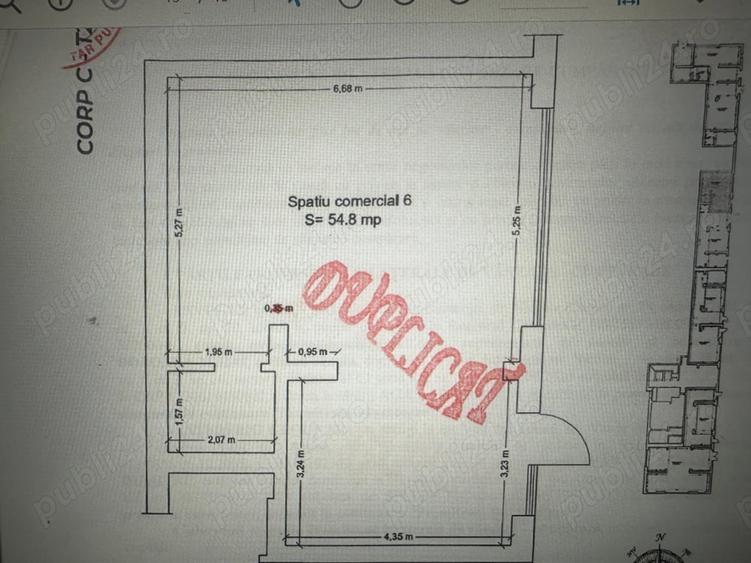 Spațiu comercial, de 55 mp, în Militari
