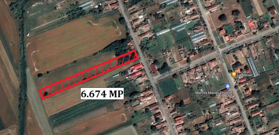 Teren intravilan 6674 mp in Macea - ID : RH-37659-property - 1