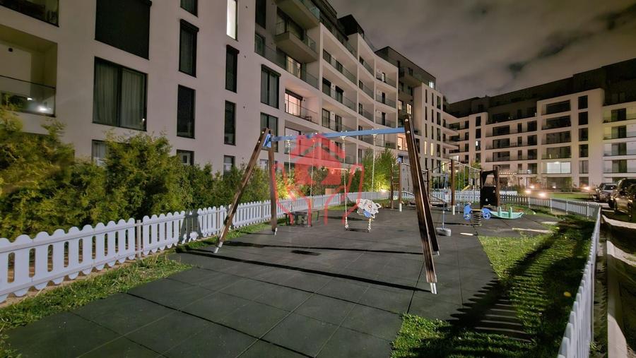 Apartament cu 2 camere semidecomandat, mobilat în Băneasa