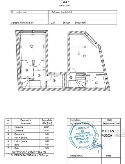 Casă cu 2 camere cu Teren 100 Mp în Plevnei