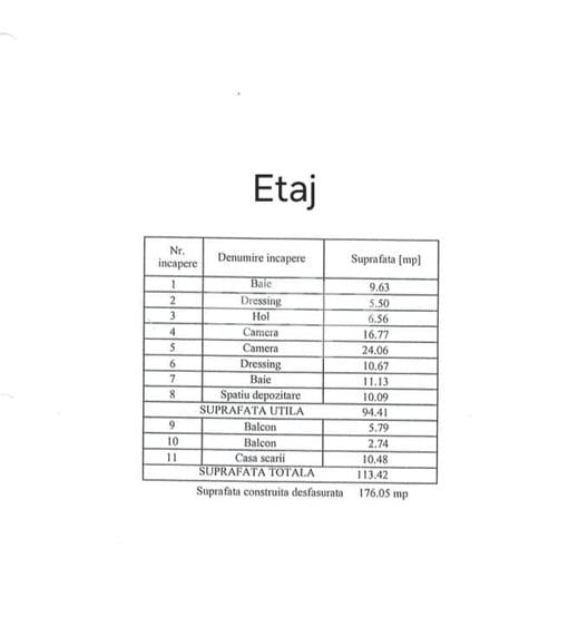 Casă individuală cu 4 camere cu Garaj în Mogoșoaia