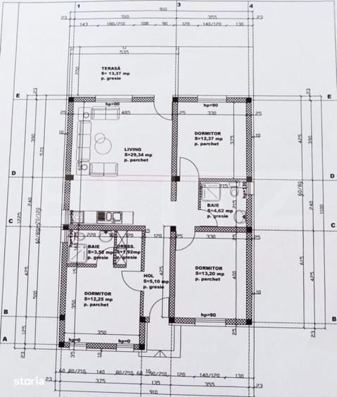 Casa parter, 85 mpu si 300 mp teren bilateral, zona Bransite - 3