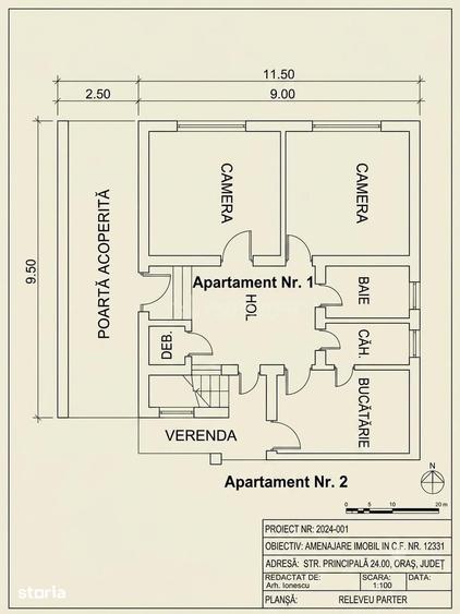 Casă cu 8 camere cu Teren 357 Mp în Central