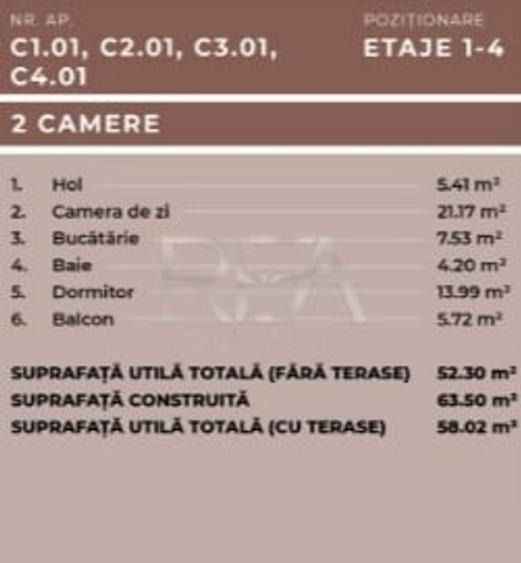 Apartament cu 2 camere decomandat în Universitate