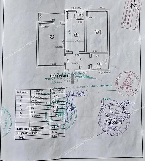 Apartament cu 2 camere decomandat în Micro 18