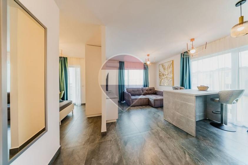 Apartament cu 2 camere semidecomandat, mobilat în Confecții