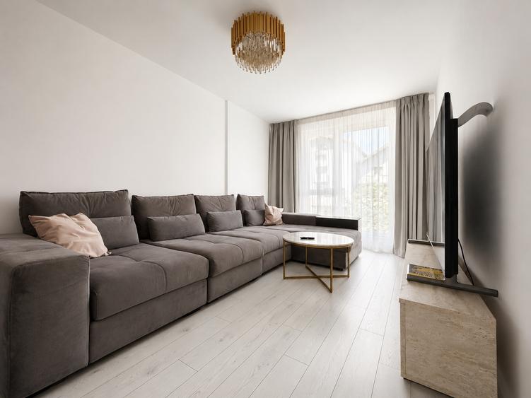 Apartament cu 3 camere decomandat, mobilat în Popești-Leordeni