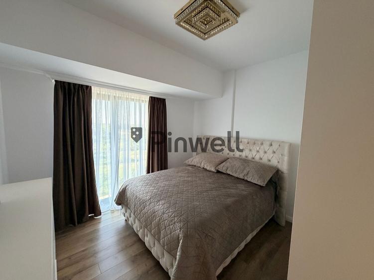 Apartament cu 2 camere semidecomandat, mobilat în Băneasa