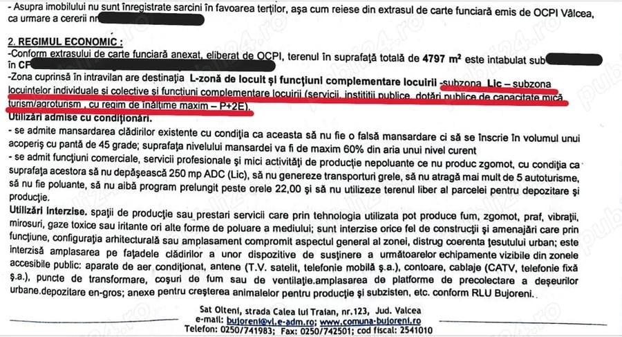 Teren de 4797 mp, în Bujoreni