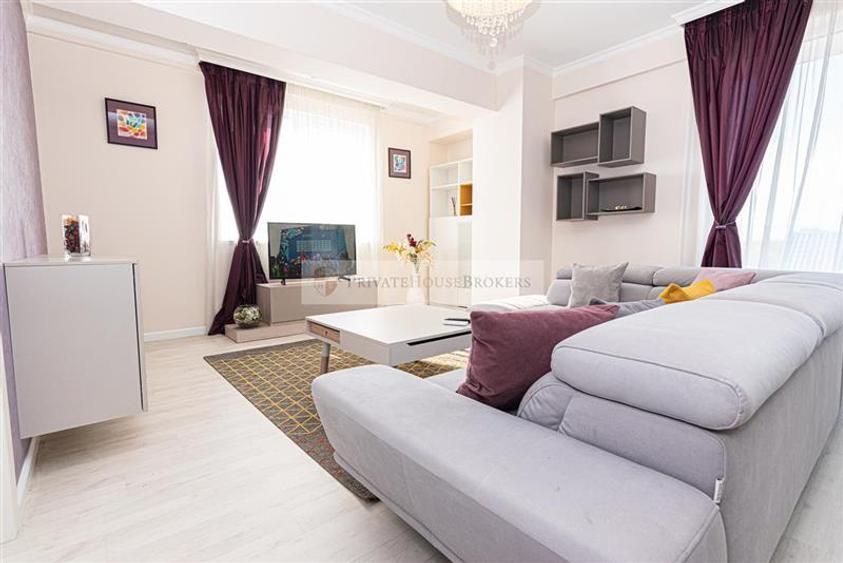 Apartament cu 2 camere semidecomandat, mobilat în Pipera