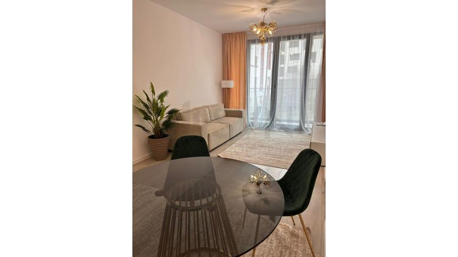 Apartament cu 2 camere semidecomandat, mobilat în Herăstrău