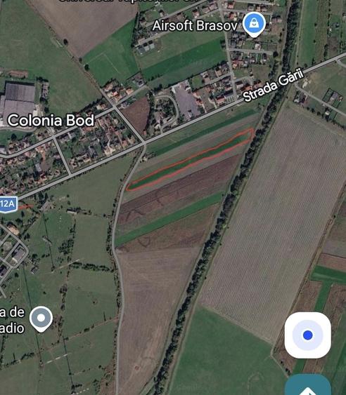 Teren de 10000 mp, în Colonia Bod