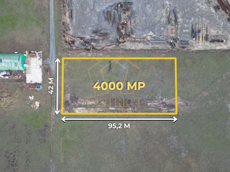 TITLU  Teren industrial 4.000 mp, parcelabil, POT 80% I Săcălaz | - 1