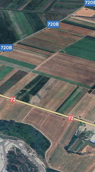 Targoviste DN72   Vanzare Teren  Intravilan  4976mp (9 eur/mp) - 1