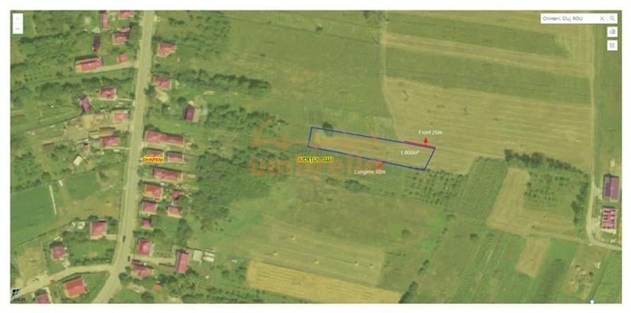 De vanzare teren 1.800/? intrav. in Deus- Chinteni ! - 1