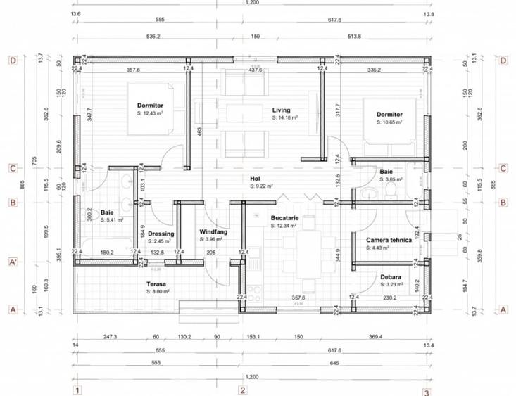 Casă plan parter 103 mp, teren 1000 mp,  66.000 euro! - 1