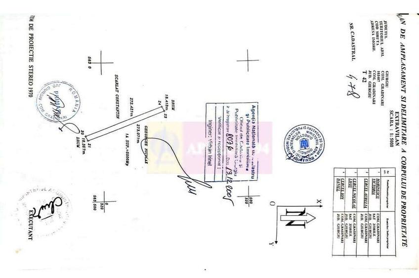 Teren 14300mp com.Gradinari - 1