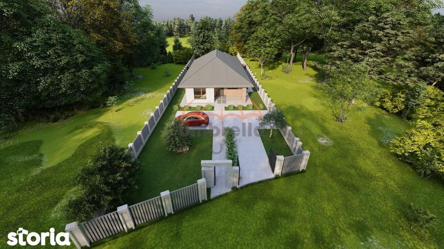 teren intravilan cu Autorizatie de constructie 1.400m2 in Livada-Iclod - 6