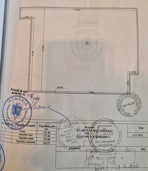 Apartament cu 3 camere în 1 Mai