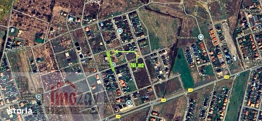 Parcela de vanzare - Str. Livezile (Mosnita Veche) colt cu Str. Fibis - 6