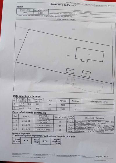Vand Casa + Teren Intravilan 1063 mp in Brebeni la 10 min de Slatina, la asfalt - 7
