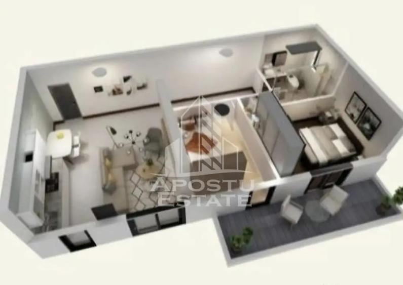 Apartament 3 camere, bloc nou, loc de parcare, zona Toron... - 1