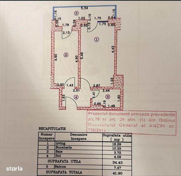 Apartament, 42 m2, - 6